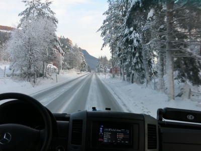 The road to Hemsedal