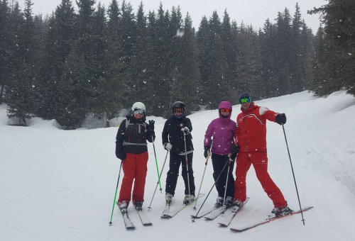 Snow in Les Arcs