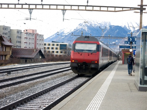 Sion station, Switzerland