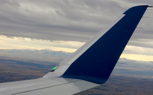 Flying in to Boise, Idaho