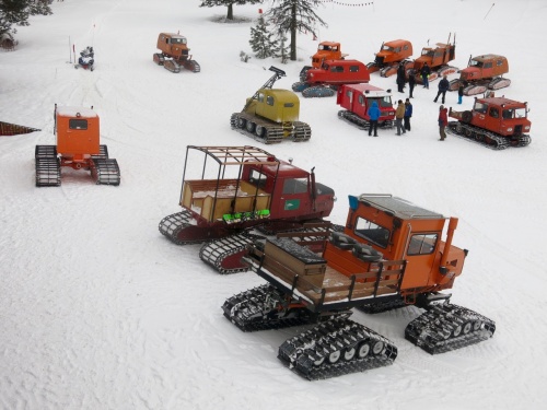 Snowcats at McCall, Idaho