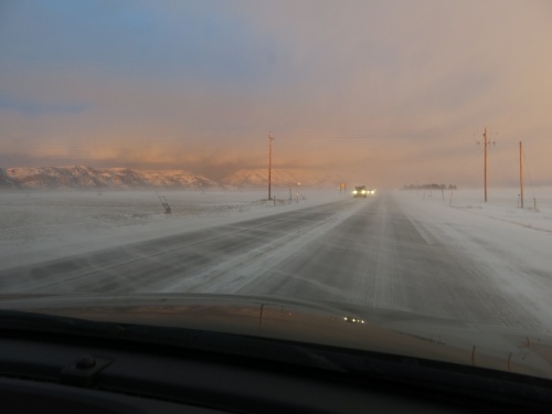 The road to Jackson Hole