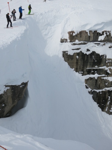 Corbet's couloir, Jackson Hole, Wyoming