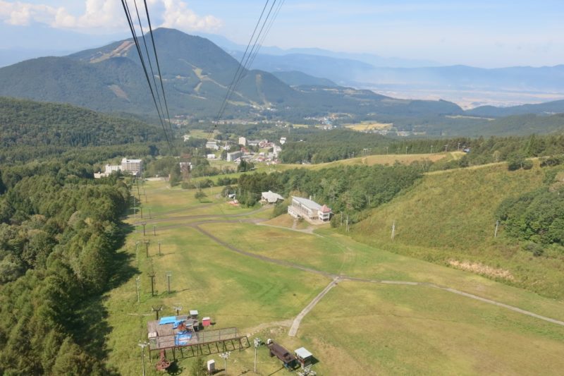 Summer in Japan ski resort