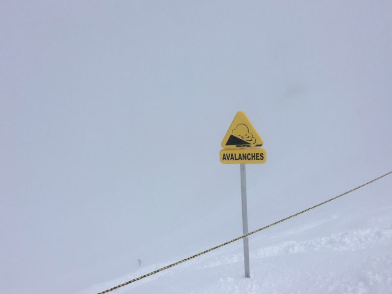 Avalanche danger