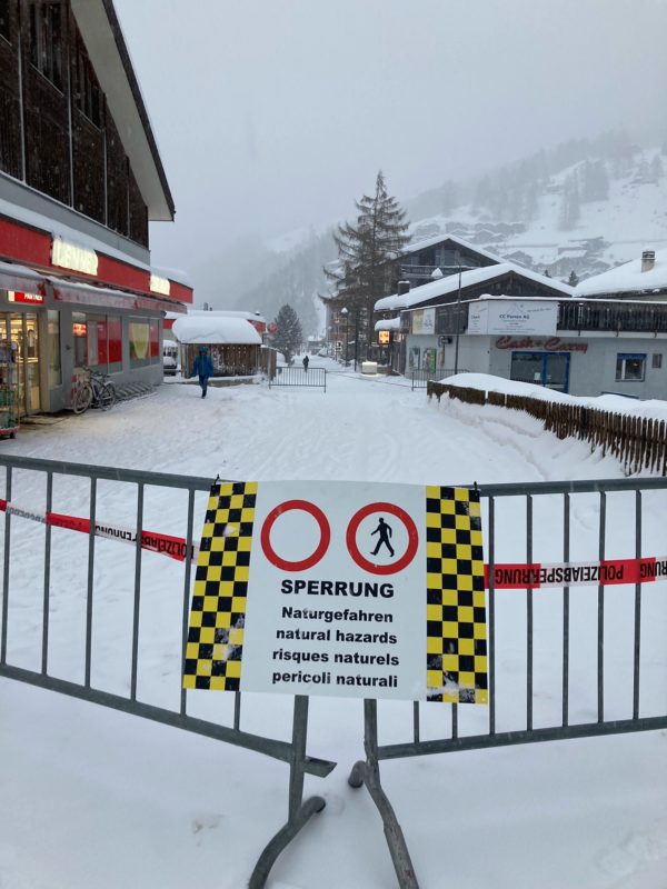 Zermatt unter dem Schnee