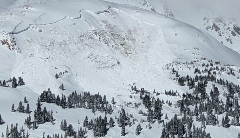 Loveland avalanche, c/o Colorado Avalanche Information Centre