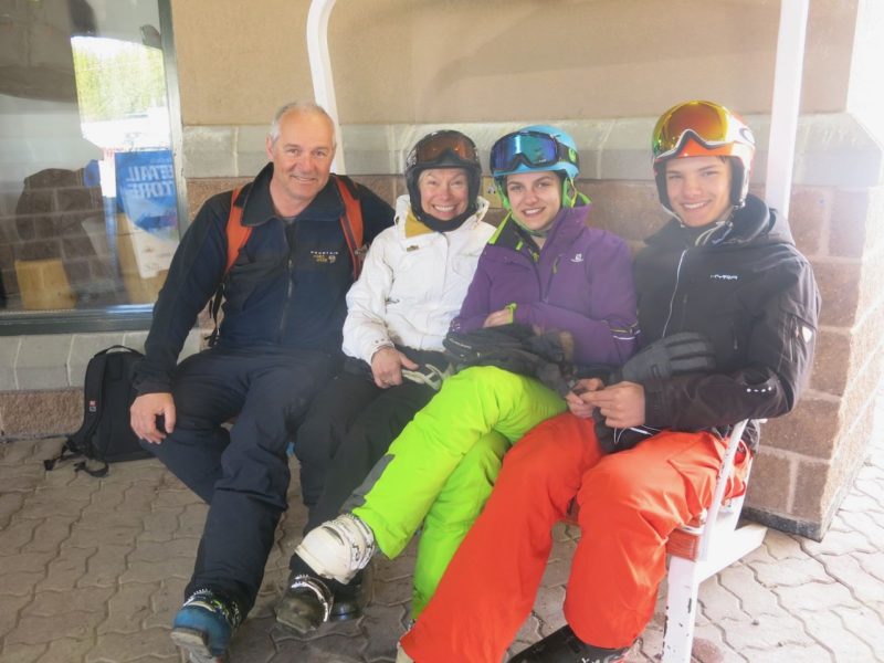 The Cove Family in Marmot Basin