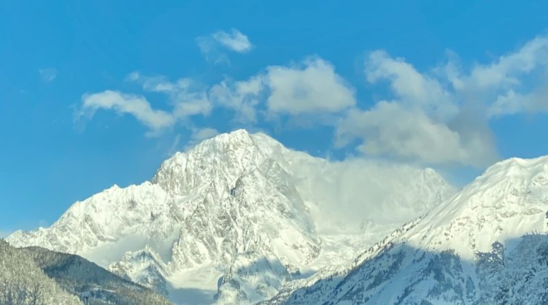 Italian side of Mont Blanc Massif. Image © PlanetSKI