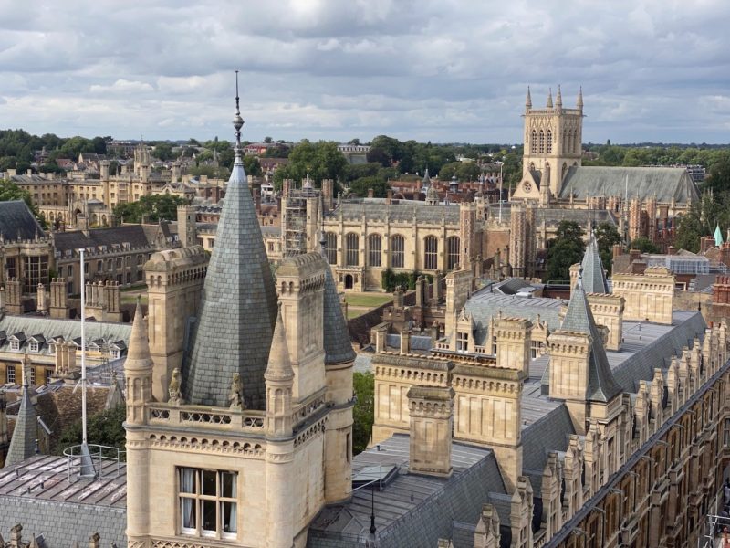 The spires of Cambridge. Image © PlanetSKI