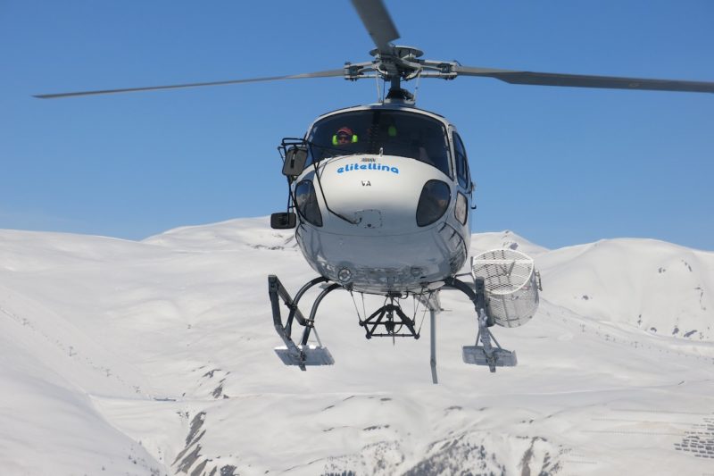 Recco system on helicopters in Italy. Image © PlanetSKI