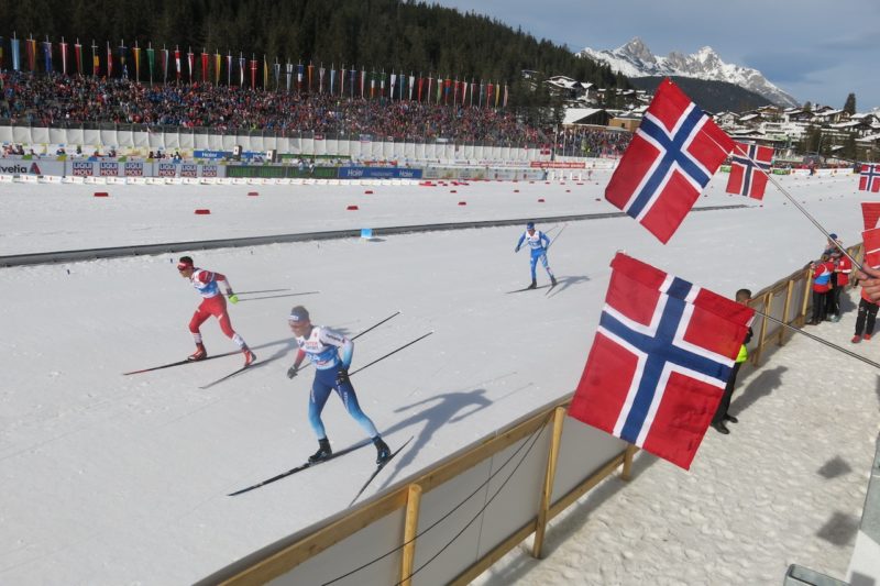 Norway at 2019 World Championships, Seefeld. Image © PlanetSKI