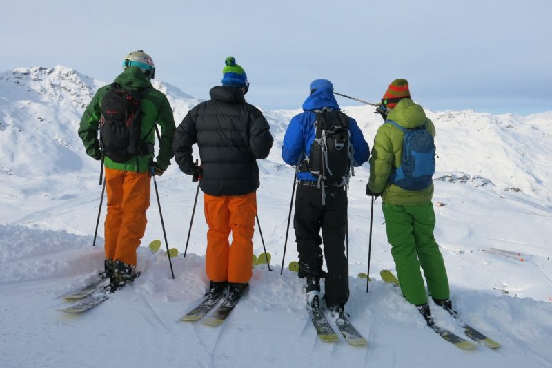 Val Thorens Opening, 2013. First in the queue, 2013. Image © PlanetSKI