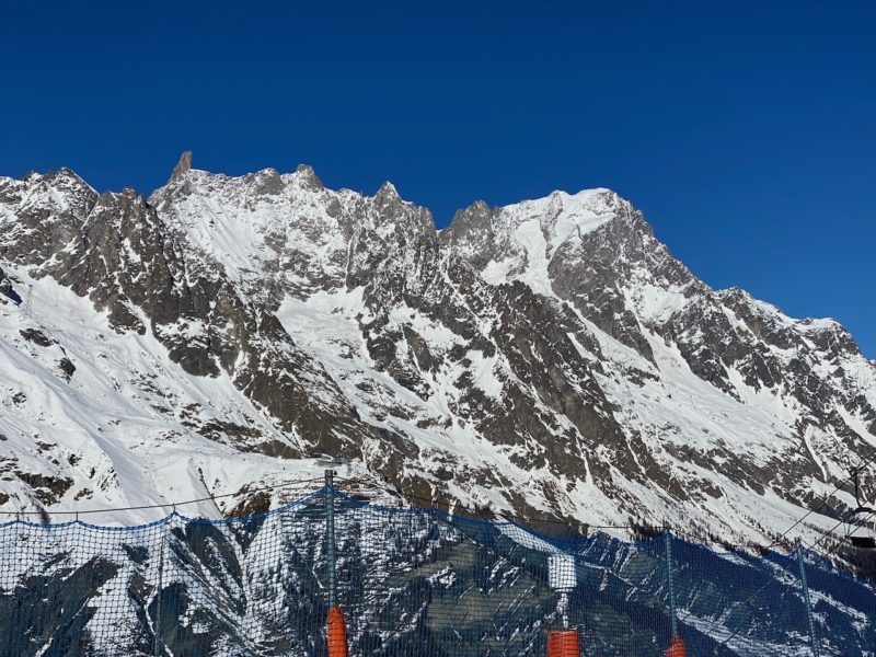Monte Bianco as seen from Courmayeur, Aosta Valley. Image © PlanetSKI