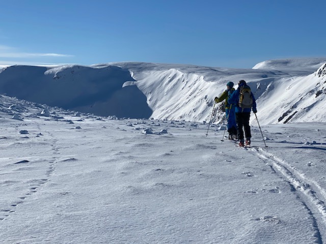 Ski touring in Glenshee. Image c/o Graeme Wallace