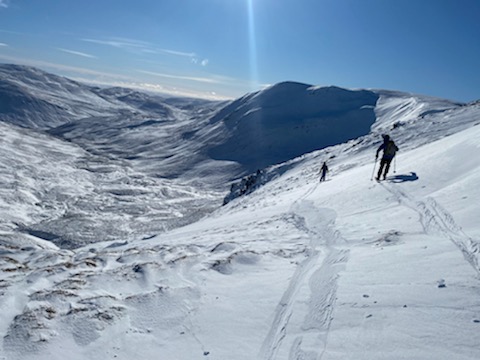 Ski touring in Glenshee. Image c/o Graeme Wallace