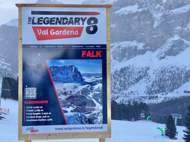 The Legendary 8, Val Gardena. Image © PlanetSKI