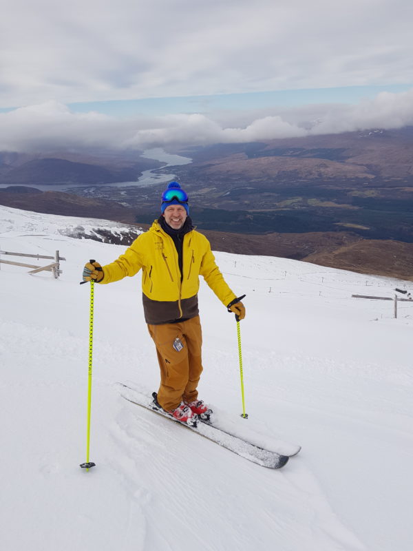 Roz Frazer, Nevis Range, Scotland. Image c/o Rod Frazer.