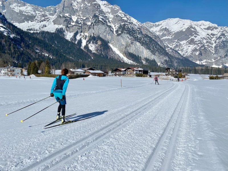 Nordic skiing at Leutasch, Tirol. Image © PlanetSKI