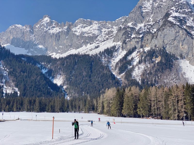 Nordic skiing at Leutasch, Tirol. Image © PlanetSKI