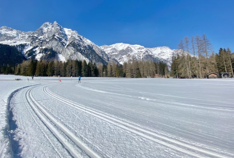 Nordic skiing at Leutasch, Tirol. Image © PlanetSKI