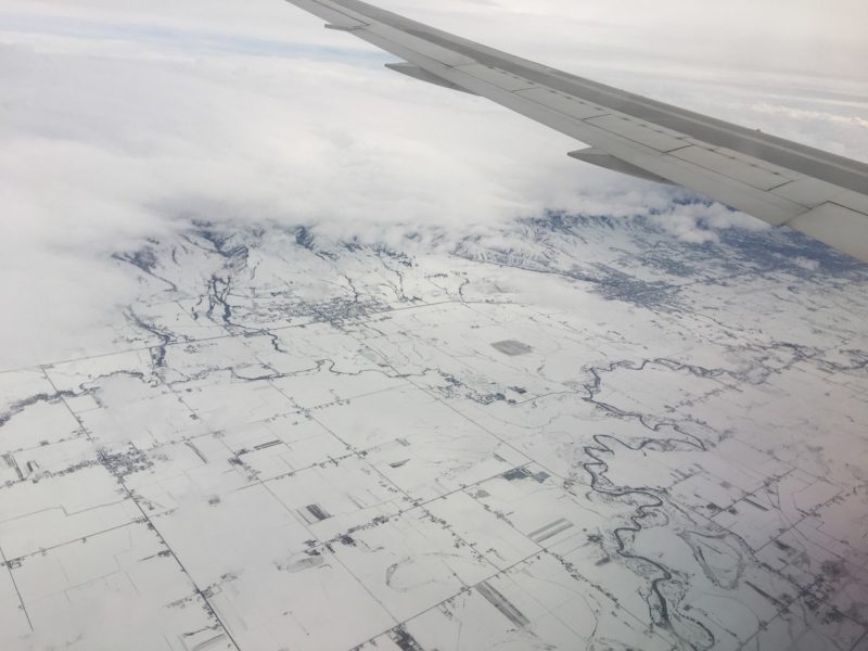 Flying into Salt Lake City, Utah. Image © PlanetSKI