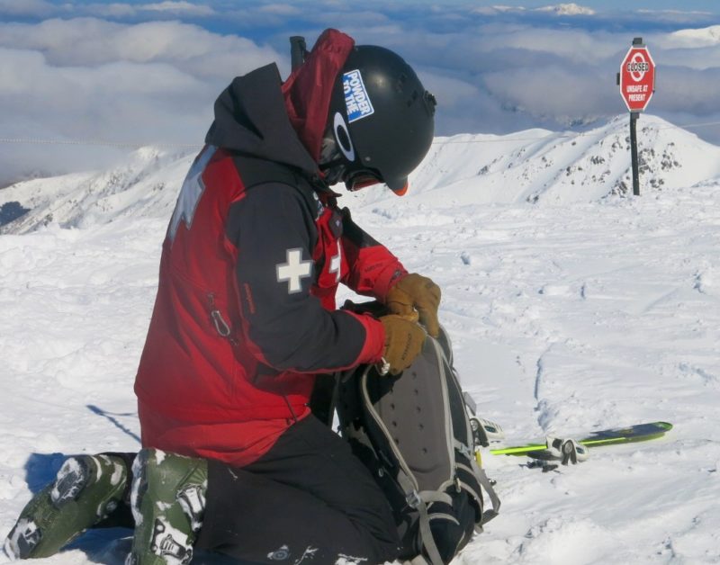 Mt Hutt ski patroller. Image © PlanetSKI