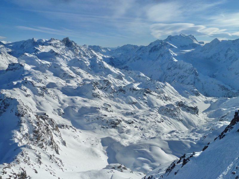 View from Mont Fort, Verbier. Image © PlanetSKI