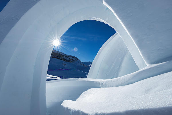 Snow sculptures © TVB Paznaun-Ischgl