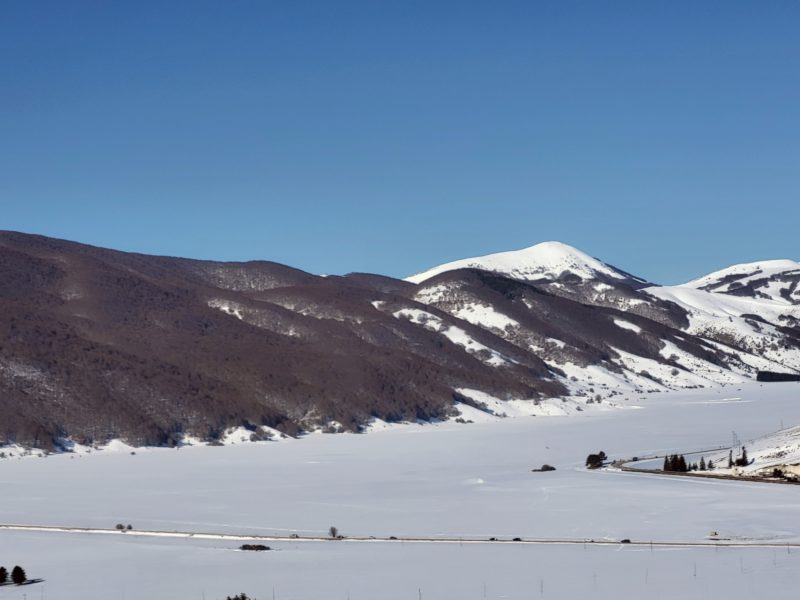 Snowy plateau below Roccaraso. Image © Vanessa Fisher