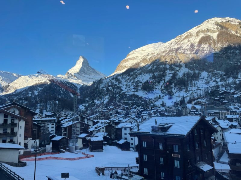 Zermatt, Switzerland. Image c/o Steve Sparkes