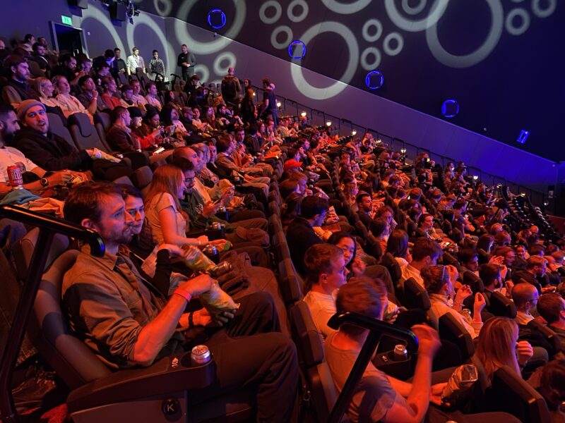 Arc'teryx at the IMAX. Image © PlanetSKI