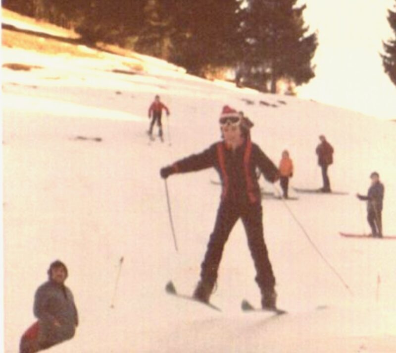 My teenage-self in action. Bulgaria - late 1970's. Image © PlanetSKI 