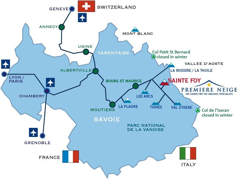 Ste Foy Map