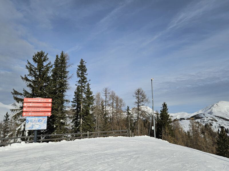 Above St Oswald in the Bad Kleinkirchheim ski area of Austria, 8 December 2023. Image © PlanetSKI