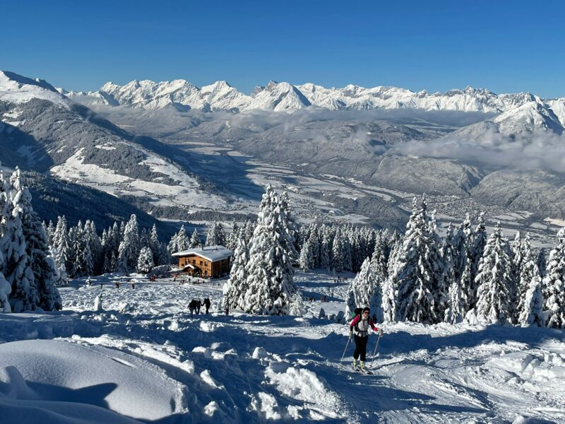 Ski touring in the Tirol. Image © Holger Gassler