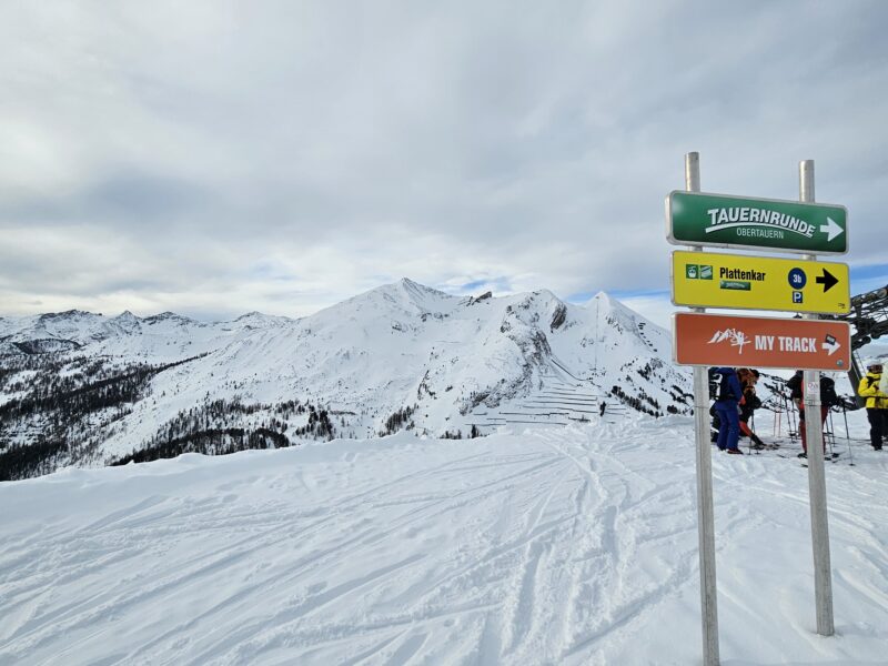 Tauernrunde circular ski route in Obertauern, Austria. Image © PlanetSKI