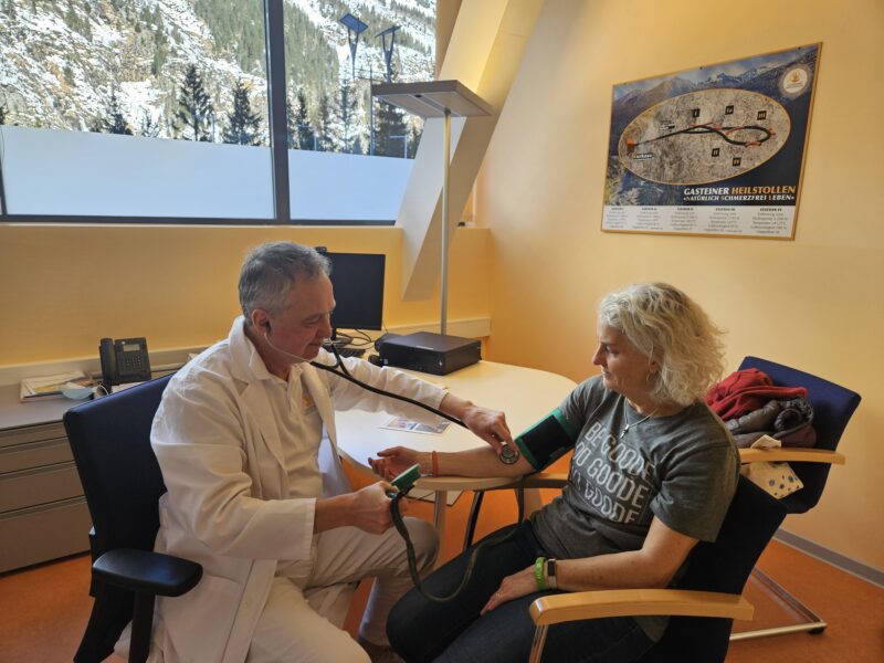 Medical check at the Gastein Healing Centre, Austria. Image © PlanetSKI