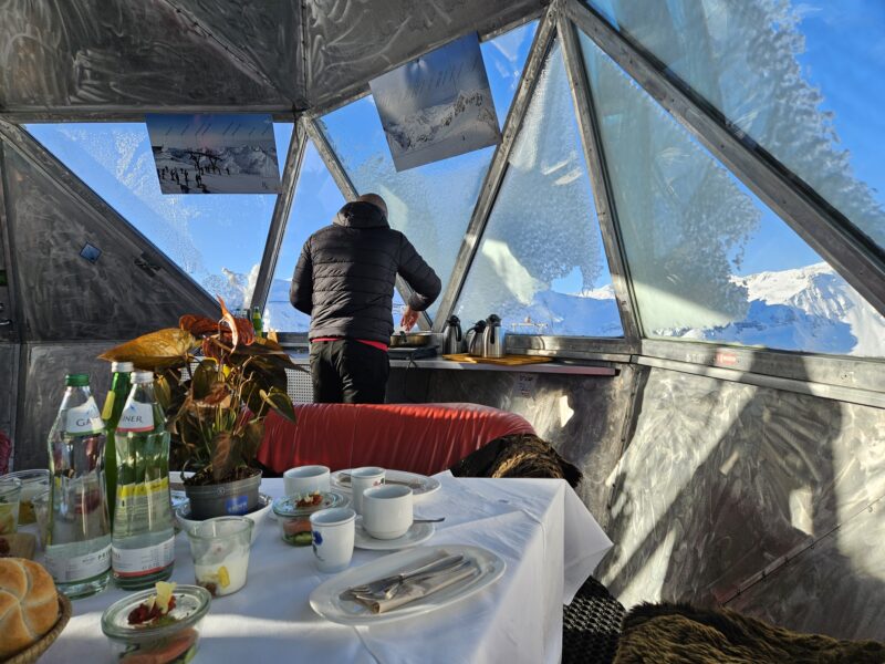 Top of the Mountain breakfast, Sportgastein, Austria. Image © PlanetSKI