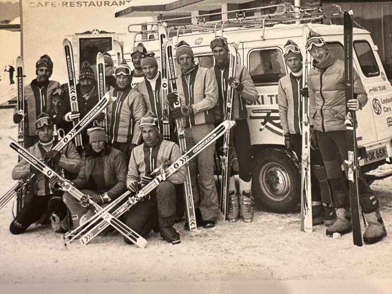 RAF Ski Team. Image c/o Baxter Family Archive