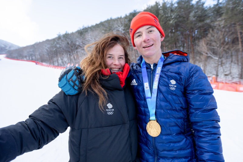 Mum and son. Photo Credit: Sam Mellish / Team GB