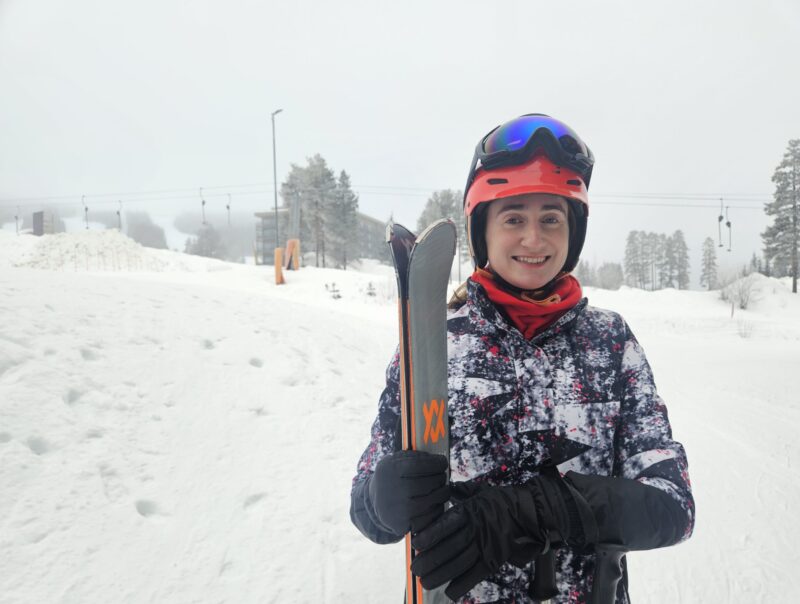 Cecilia on a Friendship Travel solo ski trip to Trysil, Norway. Image © PlanetSKI