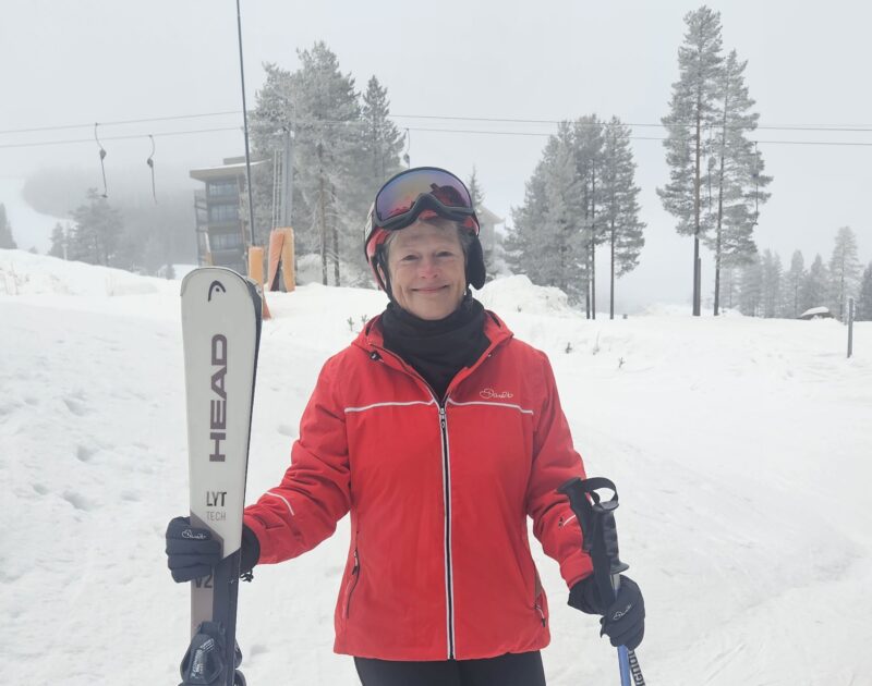 Susan on a Friendship Travel solo ski trip to Trysil, Norway. Image © PlanetSKI