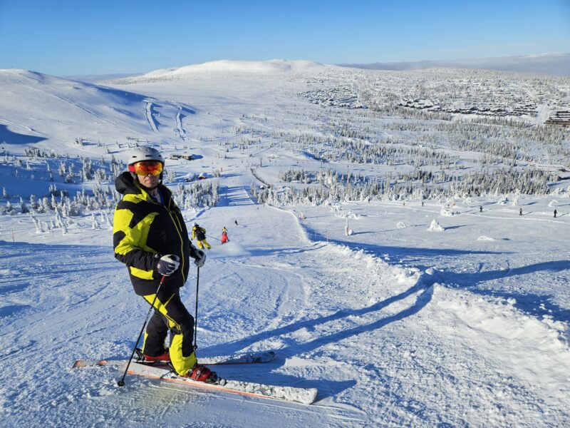 Tim on a Friendship Travel solo ski trip to Trysil, Norway. Image © PlanetSKI