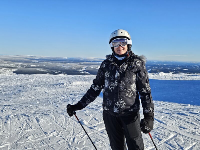 Yvonne on a Friendship Travel solo ski trip to Trysil, Norway. Image © PlanetSKI