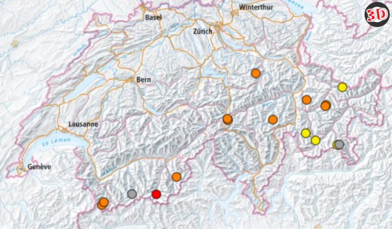 Avalanche fatalities. Image c/o The Swiss Institute for Snow and Avalanche Research