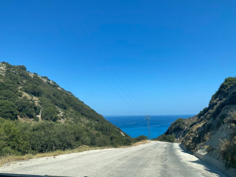 Road to Myrtos beach, Kefalonia. Image © PlanetSKI