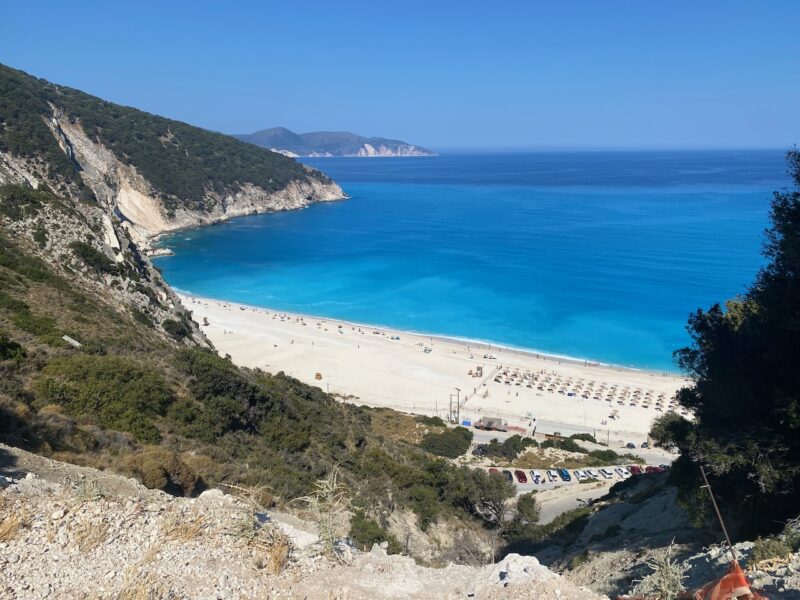 Myrtos beach, Kefalonia. Image © PlanetSKI