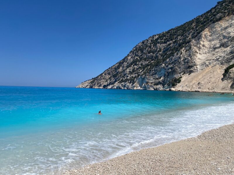 Myrtos beach, Kefalonia. Image © PlanetSKI