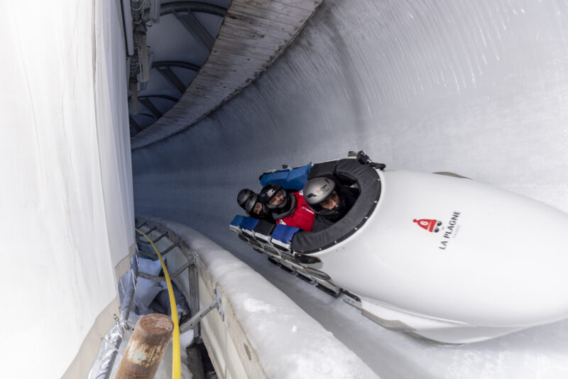 Bobsleigh, La Plagne. Image c/o Louis Garnier